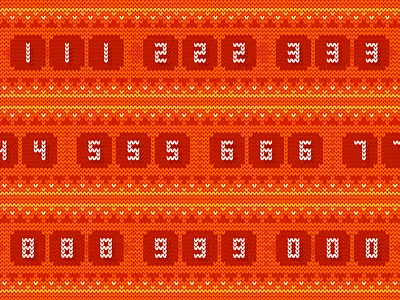 Shareworks Jackpots jackpot number orange vignette wool