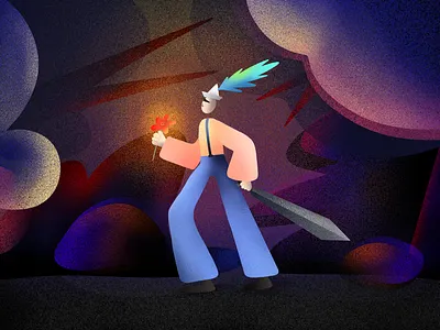 Once in the forest art illustration illustration art illustrations procreate