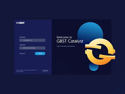 Dark UI login screen dark ui desktop login ui