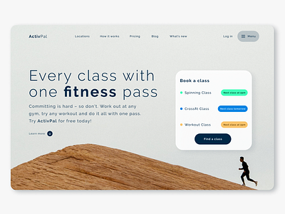 ActivPal active app branding clean design design jam fitness fitness app illustration illustrator minimal ui