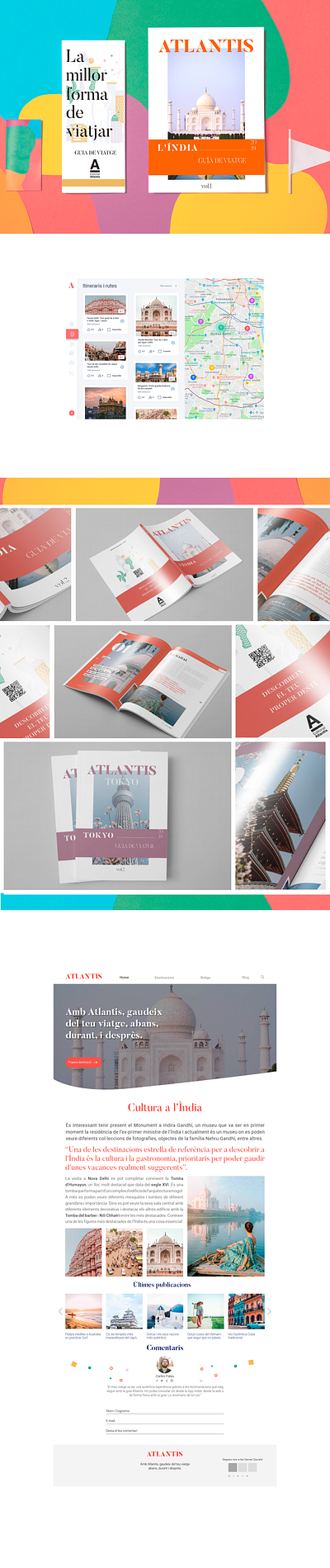 Atlantis design layout layoutdesign magazine magazine cover magazine design travel travelguide travelling