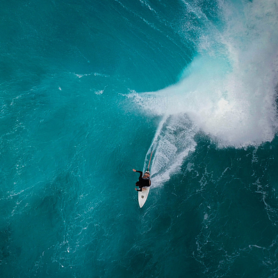 Surf Custom blue california drone ocean photography surf wave