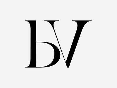 Monogram Exploration for BV 👁‍🗨 branding logo monogram monogram design monogram logo typeface typogaphy typographic typography typography art typography design
