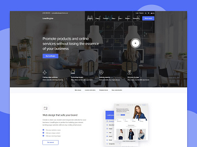Main Demo agency website business website company website corporate website creative agency landing page leadengine multipurpose software company startup webdesign website website design wordpress wordpress theme