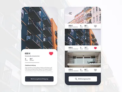 Home Search Mobile App #1 app app design design discover explorer find flat home house ios mobile screen search ui