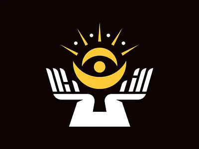 Alternative Mark Exploration badge brand branding eye gold hand hands icon icons illustration logo mark sun