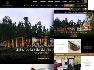 Villa Lalique - Redesign redesign ui ux webdesign