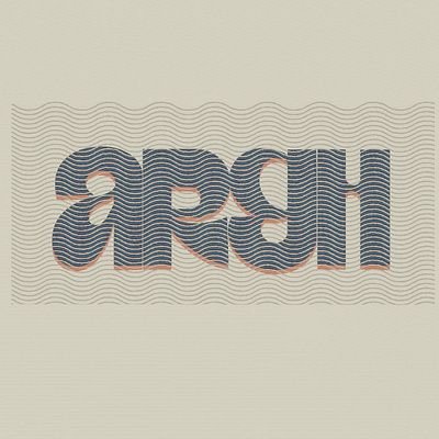 ARGH design letter lettering letters logo practice type typography