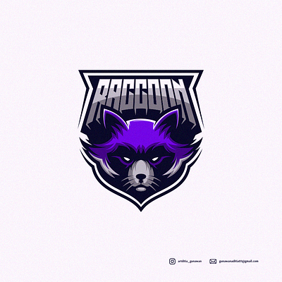 raccoon animation branding coreldraw design design art ilustration ilustrator logo sketch vector
