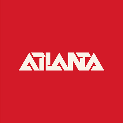 Atlanta Experimental Type capital experimental georgia logo logos logotype retro south vector wordmark