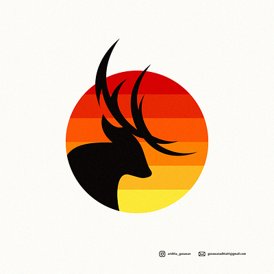 deer animation branding coreldraw design design art ilustration ilustrator logo sketch vector