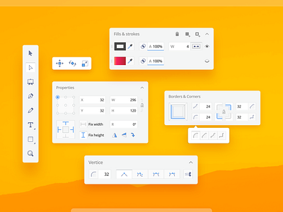 Vector tools adobe xd affinity designer design desktop desktop app desktop application figma icon icon design icon set icons panels sketch ui ux vector