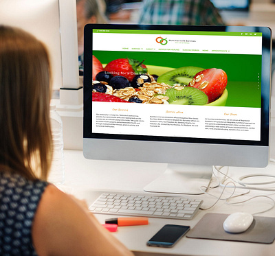 Devine Design Website for Nutrition Link Services web design websitedesigner wordpress