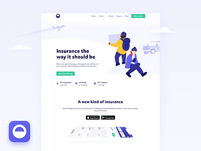 Our new homepage 🎉 branding character design homepage icon illustration logo product design ui ux web website