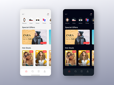 E-commerce Mobile App app app design appconcept brand clothing concept dark dark ui design designs ecommerce ecommerce app ecommerce shop fashion fashion brand mobile mobile ui shop ui zara