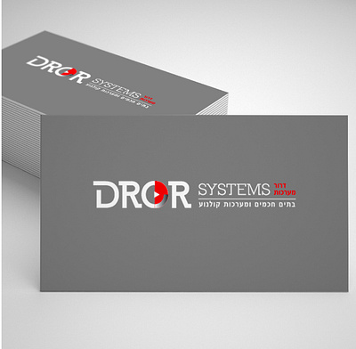 dror card branding design illustration template typography web website