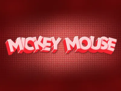 Vintage 3D Type Experiment illustrator photoshop typography