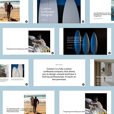 Surf Custom california custom ecommerce shopify surf surfboard ui ux web app