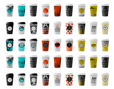 Joe Coffe cups coffee cup rebrand rebranding redesign