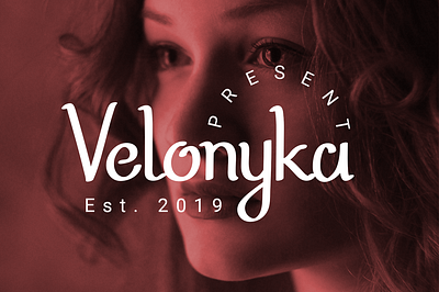 Velonyka app design elegant fonts handwritten illustrator logo type typeface typography