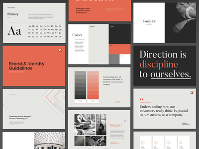 Brand guidelines identity design webdesign