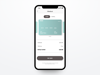 DUI 02 l Credit card app dailyui paper sketch sketches ui ux