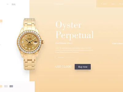 Rolex UI/UX dailyui design modern modern design ui web app web design webdesign website website design