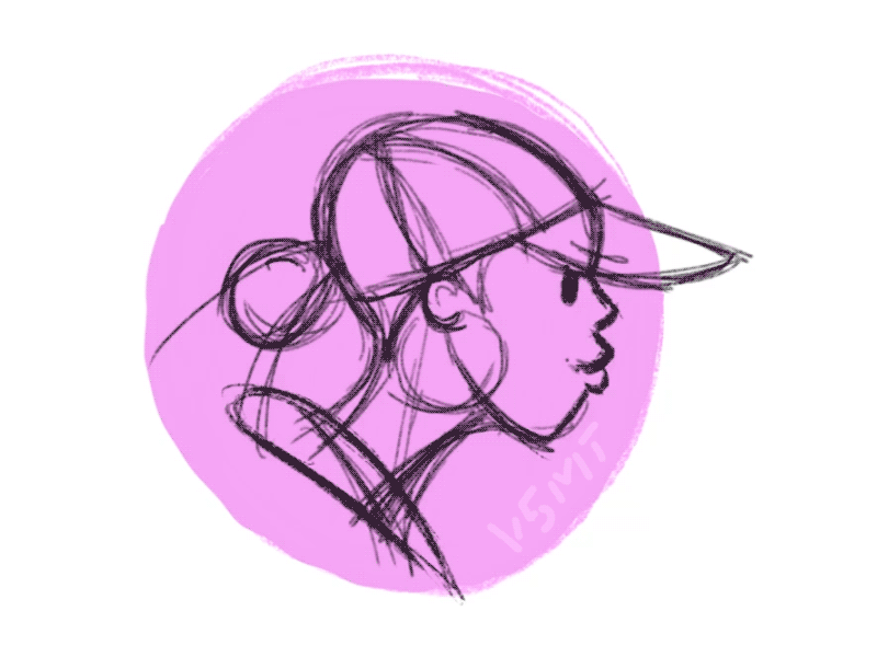 Profile Portraits Sketches Slideshow animated animation cartoon character design drawing fashion gif illustration ipad pro loop luma fusion motion portrait illustration procreate streetwear uiux web illustration