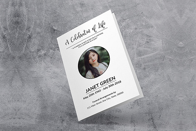 Funeral Program Template memorial program template