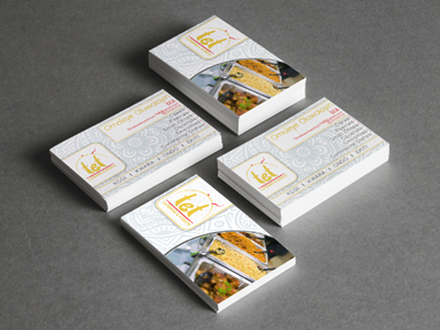 Tet Business Card business card catering food logo restaurant