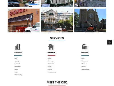 A. Pennacchi & Sons WebSite clean ui dailyui modern design ui web web app web design webdesign website website design