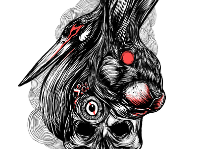 Draf anmls tabbit skull