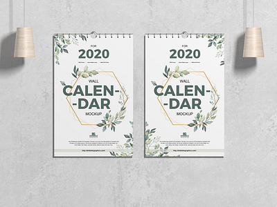 Free Wall Calendar Mockup PSD For 2020 2020 calendar branding calendar calendar 2020 download free free mockup freebie identity mock up mockup mockup free mockup psd mockups print psd stationery template
