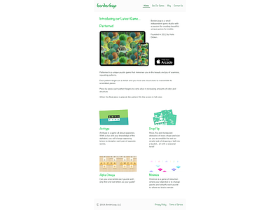 Borderleap Website Redesign design flat minimal ui web