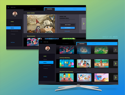DAILY UI #025 | TV APP 025 daily 100 challenge dailyui dailyui 025 dailyuichallenge design streaming app tv app tv series ui ui design uidesign uiux uiuxdesigner uiuxsupply