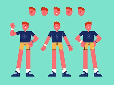 Character | Model Sheet after effects animation art character characterdesign design freelance illustration illustrator model sheet motion wip work work in progress