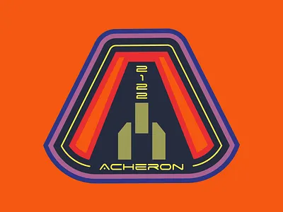 Weekly Warmup: Mission Patch for Spaceflight acheron alien dribbbleweeklywarmup illustrator nostromo patch planet space vector