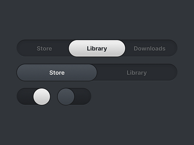 Segmented Controls & Toggles design ios segmented control switch toggles