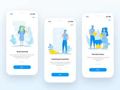 Onboarding screens application concept digital art finance illustration ios lifecell login mobile mobile app mobile ui money odessa onboarding onboarding illustration onboarding screen operator redesign screens ukraine