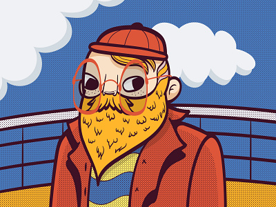 Sailor adobe illustrator character design color colorful comic illustration pattern portrait vector