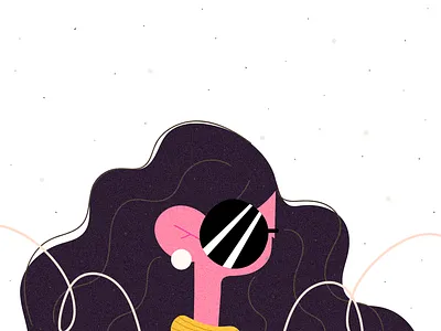 brillo adobe art designer girl girlpower illustration illustrator pink power wacom