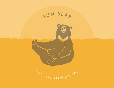 Sun Bear illustration