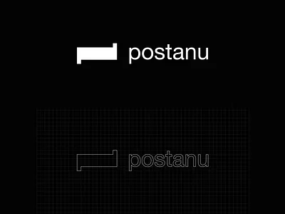 postanu brandidentity branding design editorial design graphic design grid identity logo logotype minimalism simple typography visual identity
