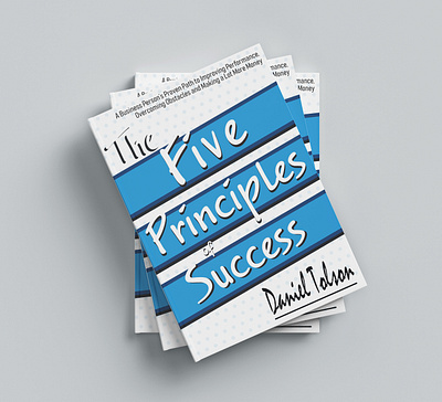 Book cover "Five principles of Success" book book art book cover book cover design books design minimal print design typography vector