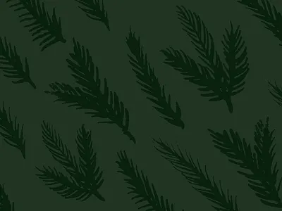 Advent Szn christmas paint pattern trees watercolor winter