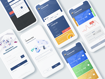 Financial Transactions-User Center agency app app design branding clean finance financial app illustration simple ui ux