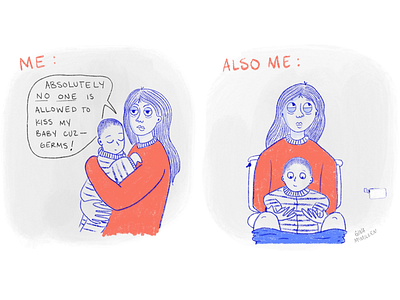 Mom Probs comics drawing illustration mom motherhood parenting