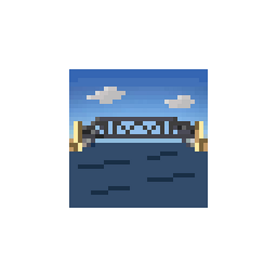 the harbour bridge pixel art
