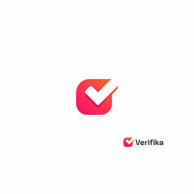 verifika app brand and identity branding design gradient icon icon illustration logo minimal ui vector visual identity web