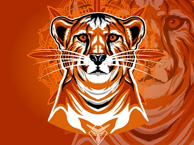 Little Meow art artwork illustration tiger